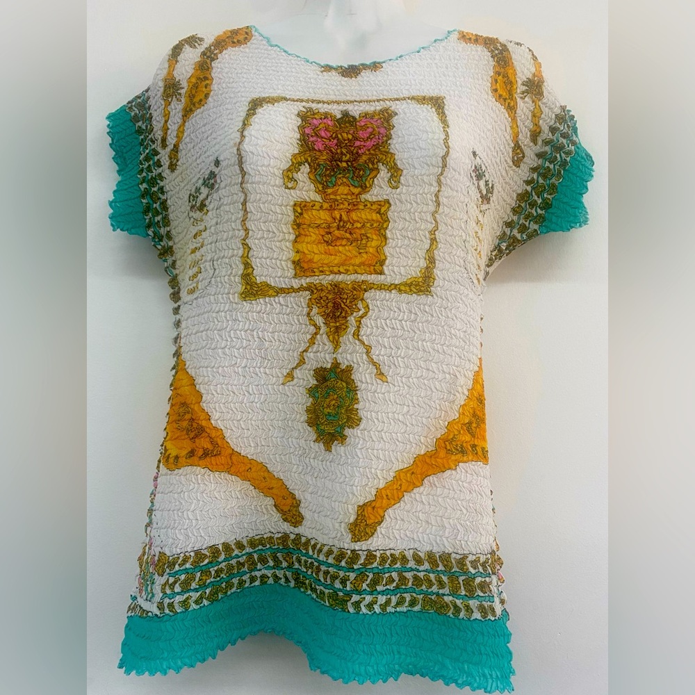Enya Martell textured blouse